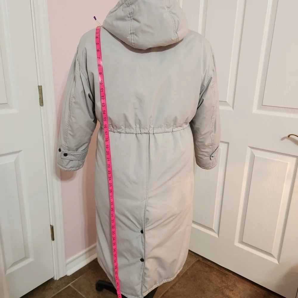 Women's Gray Hooded Coat